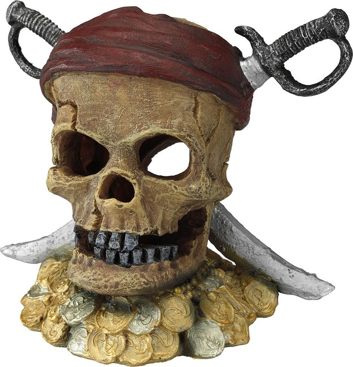 Europet Piratenschädel Eye-Patch (Dekoration, sonstige Gegenstände)