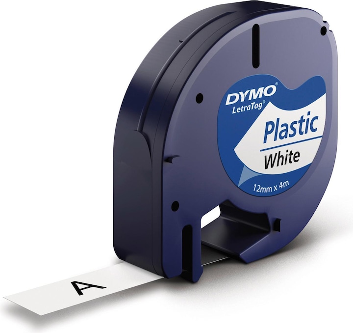 Produktbild Dymo S0721660 Kunststoffband (1.20 cm, Weiss)