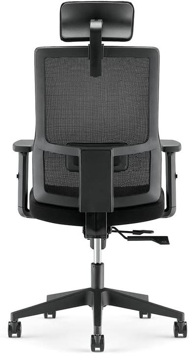Actual product image Waytex Ergonomic Office Chair with Adjustable Lumbar Support, Headrest, and Synchronized Tilt