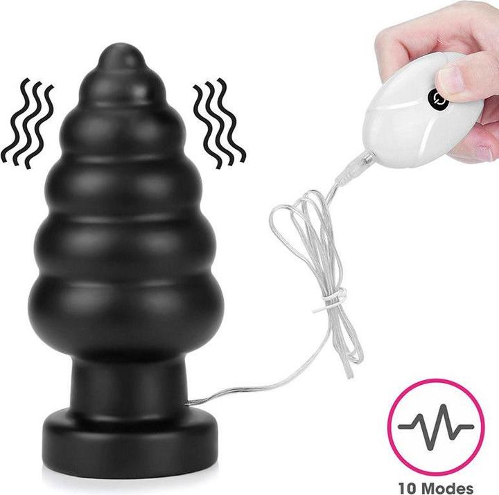 Image du produit Lovetoy Jouet d'amour - King Size Vibrating Anal Cracker 18 cm - Noir
