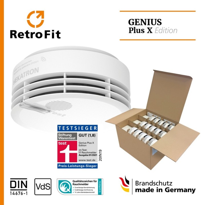 Produktbild Hekatron Genius Plus X-N-A VE=30 Stück