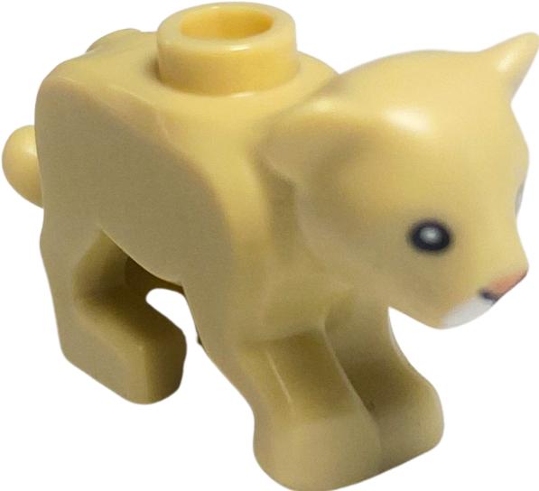 Produktbild LEGO Baby Löwe Beige - Tan Animal 77307pb01 NEU - 5x (77307, LEGO Zubehör)