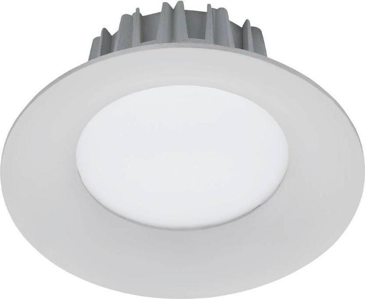 Actual product image EGLO 64091 TREVIGLIO LED outdoor recessed spotlight downlight 9W Ø98mm silver white neutral white IP44 (IP44)