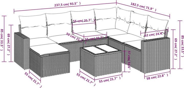 Produktbild vidaXL Houston