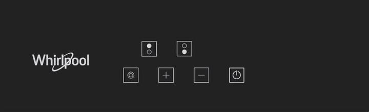 Actual product image Whirlpool WRD6030B (30 cm, Glass ceramic hob)