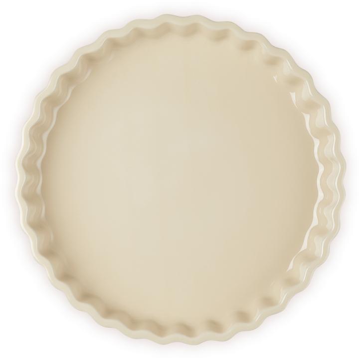 Actual product image Le Creuset Tarte Mould Round Trad. 28 Shell Pink (28 cm)