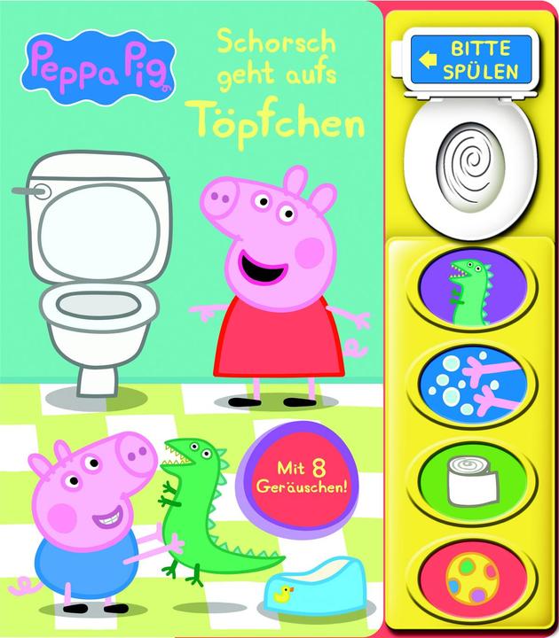 Actual product image Phoenix Peppa Pig Schorsch Goes Potty (Sound Book) (German)