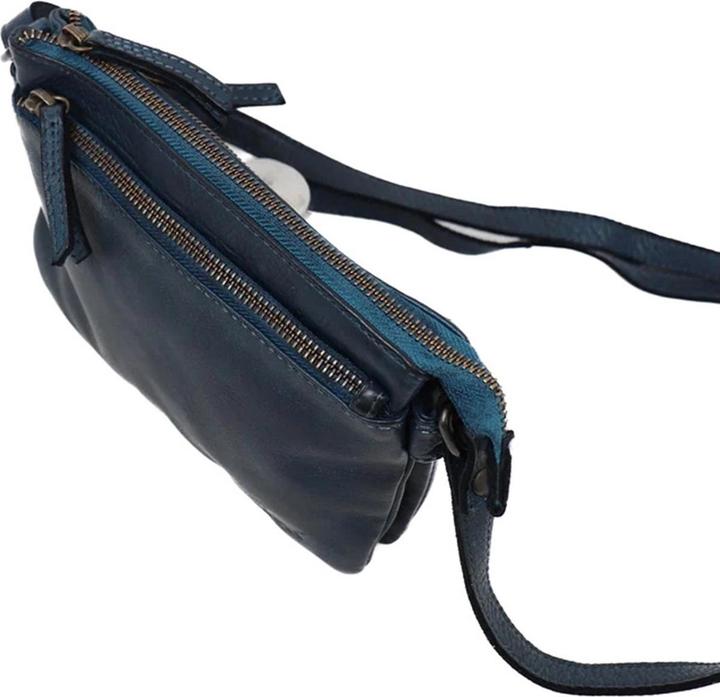 Produktbild Bear Rock Bärende Design Maithe Leder Umhängetasche - dunkelblau