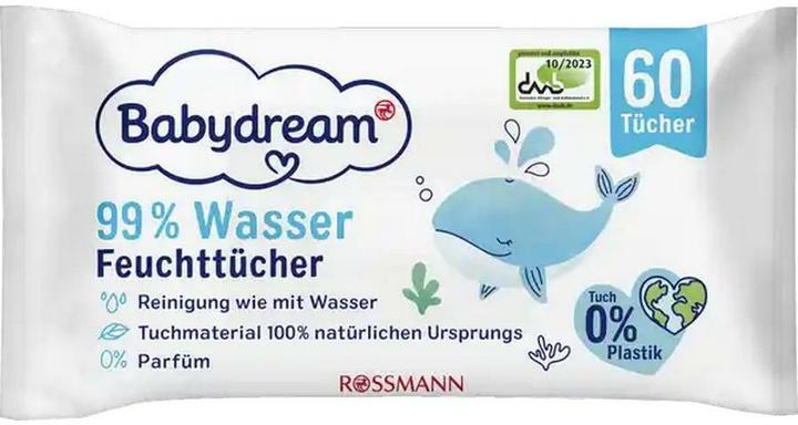Image du produit Babydream 99% d'eau (6 x 60 pcs)