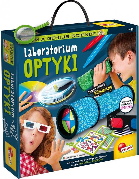 Actual product image Lisciani I am a science kit from the Genius Optics Laboratory