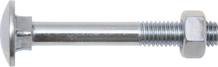 Actual product image SWG 223 10 100 67 Lock screw 10 mm 100 mm square DIN 603 galvanised steel (10 Screws per piece)