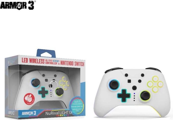 Produktbild Hyperkin NuRival Light Up Wireless Game Controller - white (NSW) (Switch OLED)