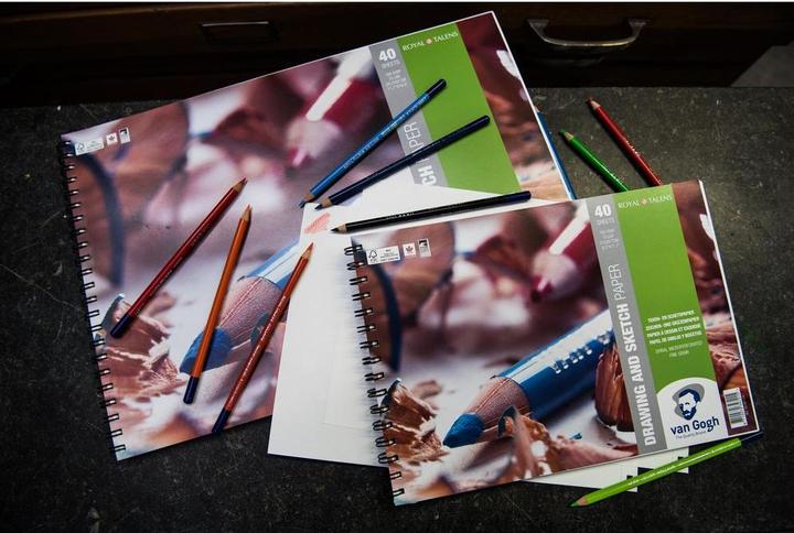 Produktbild Van Gogh Drawing and Sketch (A5, Blanko, Weicher Einband)