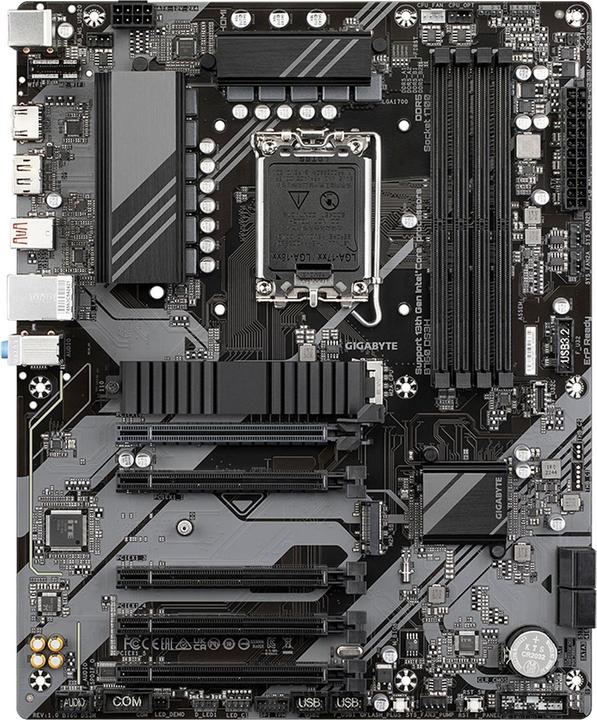 Image du produit Gigabyte B760 DS3H (LGA 1700, Intel B760 Express, ATX)