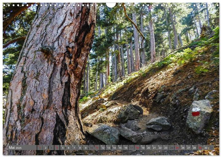 Produktbild Weitwandern auf Korsika GR 20 (Wandkalender 2025 DIN A3 quer), Monatskalender (A3)