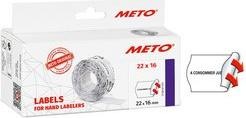 Produktbild METO Vordruck-Etiketten für Preisauszeichner, 32 x 19 mm geeignet für Classic L, 2-zeilig, permanent haf