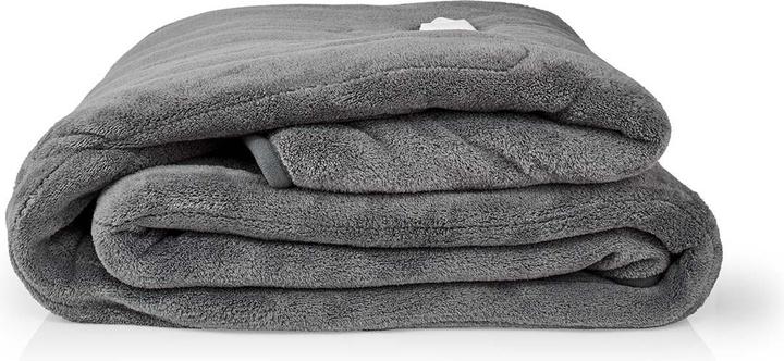 Nedis PEBL150CGY coperta elettrica in pile grigio (200 x 180 cm)