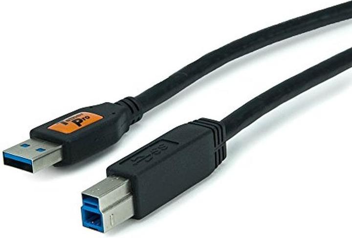 Actual product image Tether Tools Cable TetherPro USB 3.0 to Male B, 4.6 Meter Black (Cable)