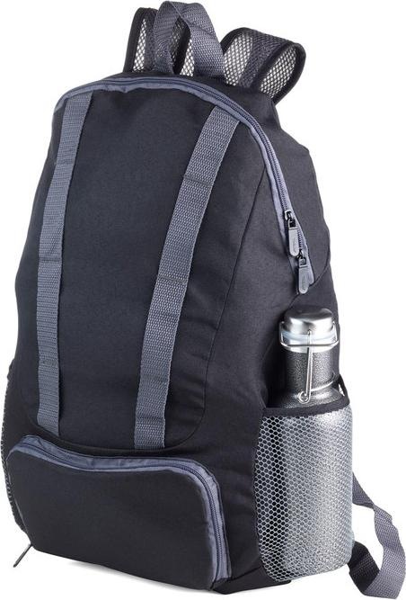 Produktbild Troika BAGPACK Rucksack faltbar, grau/schwarz (12 l)