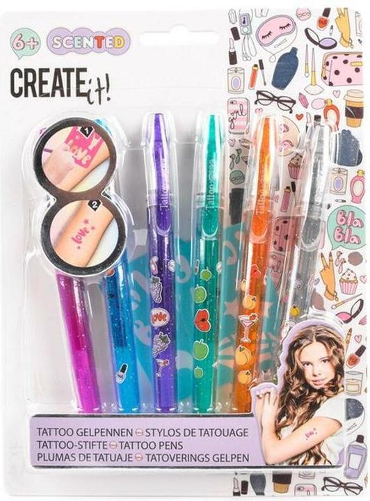 Create It! Stylos de tatouage 6-Pack