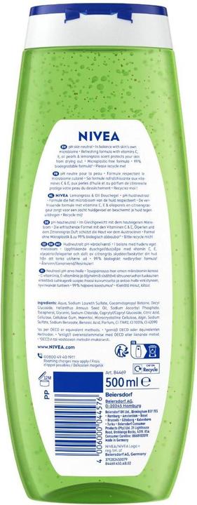 Produktbild NIVEA Care Shower Gel Lemongrass & Oil - 500ml (500 ml)