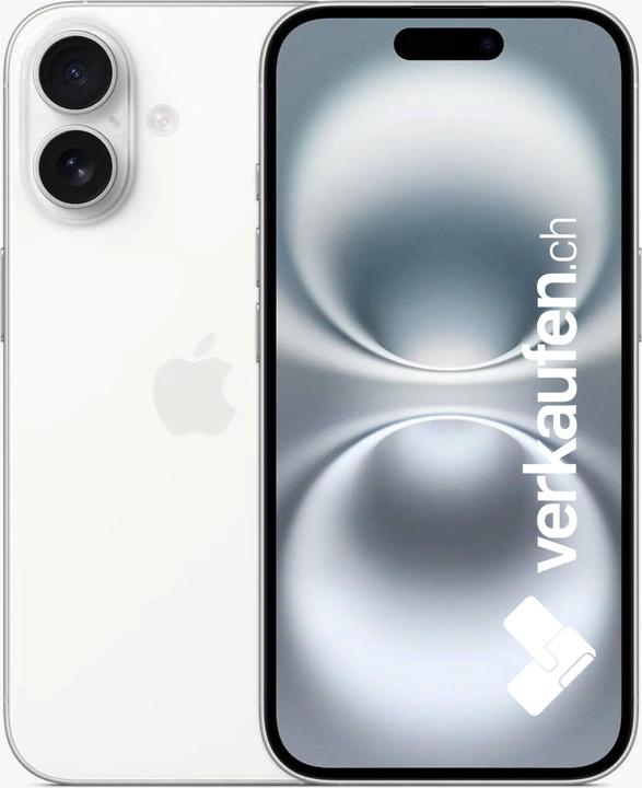 Produktbild verkaufen.ch iPhone 16 Plus (128 GB, White, 6.70", 48 Mpx, A / Wie neu)