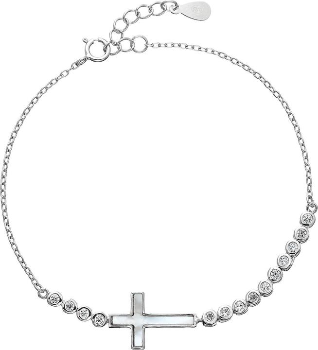 Immagine prodotto Evolution Group Bracciale in argento con zirconi Croce 13016.1 (L)