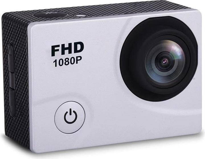 Actual product image Hurtel DV2400 Full HD Wi-Fi 12Mpx sports camera, wide-angle waterproof + accessories - white