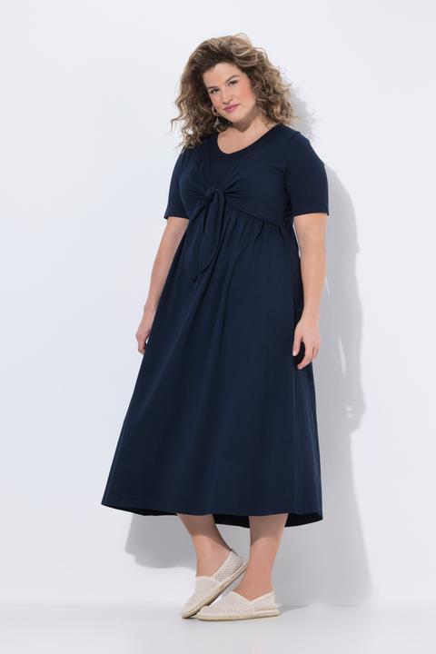 Produktbild Ulla Popken Maxikleid, Wickeloptik, V-Ausschnitt, Halbarm (46, 48)