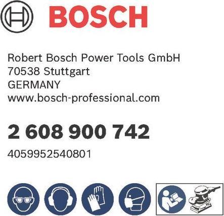 Image du produit Bosch Professional Zubehör Filet abrasif Expert M480 pour ponceuses vibrantes, 80 x133 mm, G 400, 10 pces. (P400)