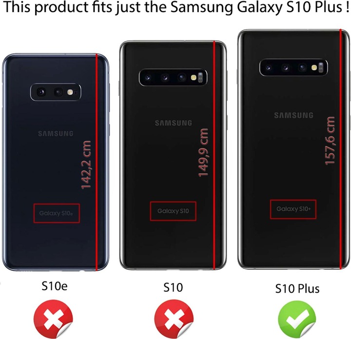 Actual product image Nalia Mobile phone cover (Samsung Galaxy S10+)