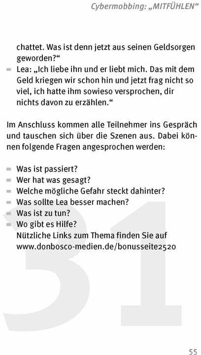 Immagine prodotto Die 50 besten Spiele gegen Cybermobbing (Tedesco, Julia Rossa, Robert Rossa, 2021)