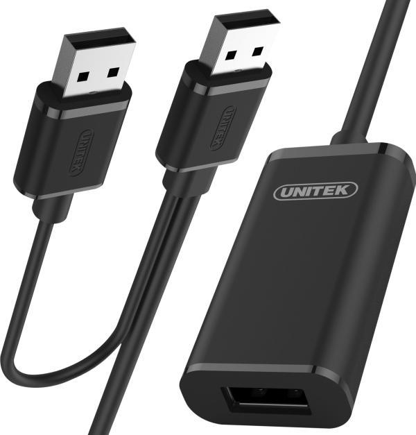 Image du produit Unitek Y-279 Câble USB 2.0 2 x USB A USB A (20 m, USB 2.0)