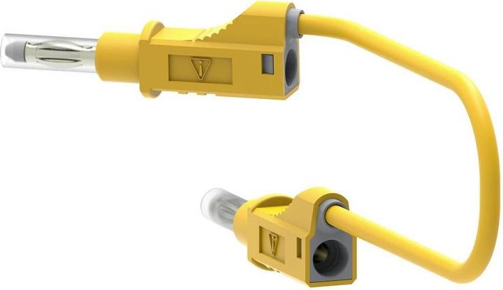 Actual product image Electro PJP 2211/600V-CD1-50J Messleitung Bananenstecker 50 cm Gelb 1 St.