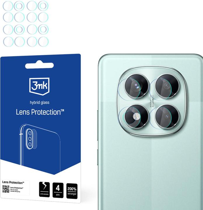 Image du produit 3MK Verre hybride pour la protection de l'objectif de la caméra pour Xiaomi Redmi Note 14 Pro (1 pcs, Xiaomi Redmi Note 14 Pro)