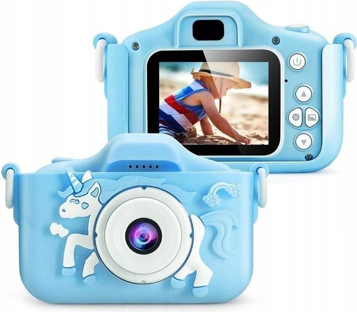 Actual product image Extralink Kids Camera H29 Single Blue | Digital Camera | 1080P 30fps, 2.0" Display