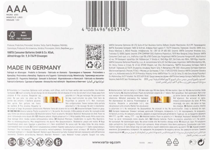 Produktbild Varta Longlife (10 Stk., AAA, 1200 mAh)