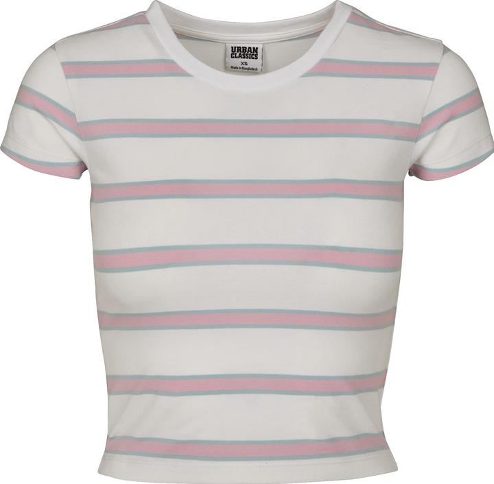 Produktbild Urban Classics Ladies Stripe Cropped Tee (S)