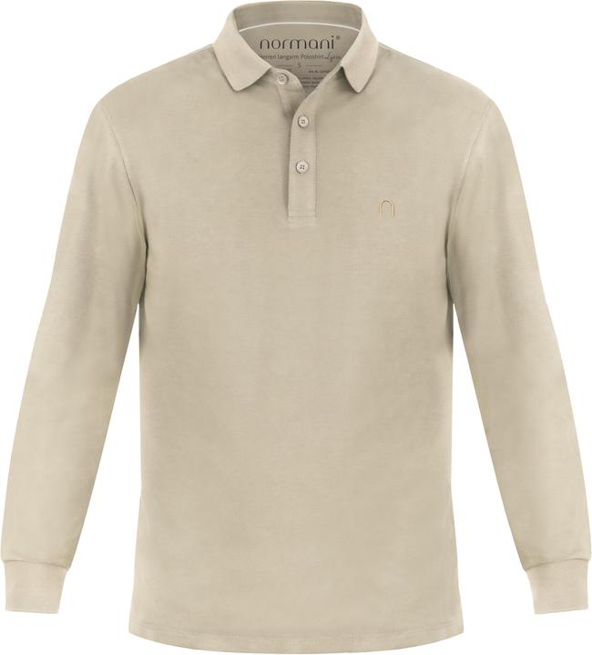 Produktbild Normani 3er Set Herren Langarm Poloshirt Lyroe (50, M)