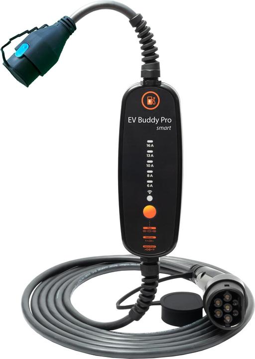 Produktbild Ev Buddy Pro Smart - 11kW Swiss Set Standard 10m (Typ 2, 11 kW, 16 A, CEE16 rot, Typ 13)