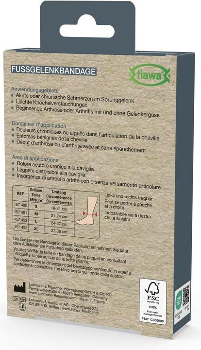 Actual product image Flawa Ankle support S (S)