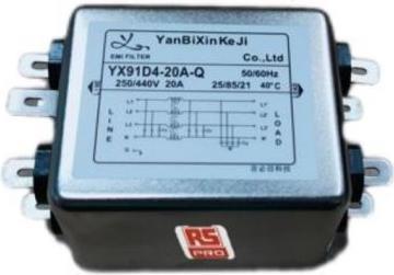 RS PRO Netzfilter, 520 V ac, 20A, Gehäusemontage