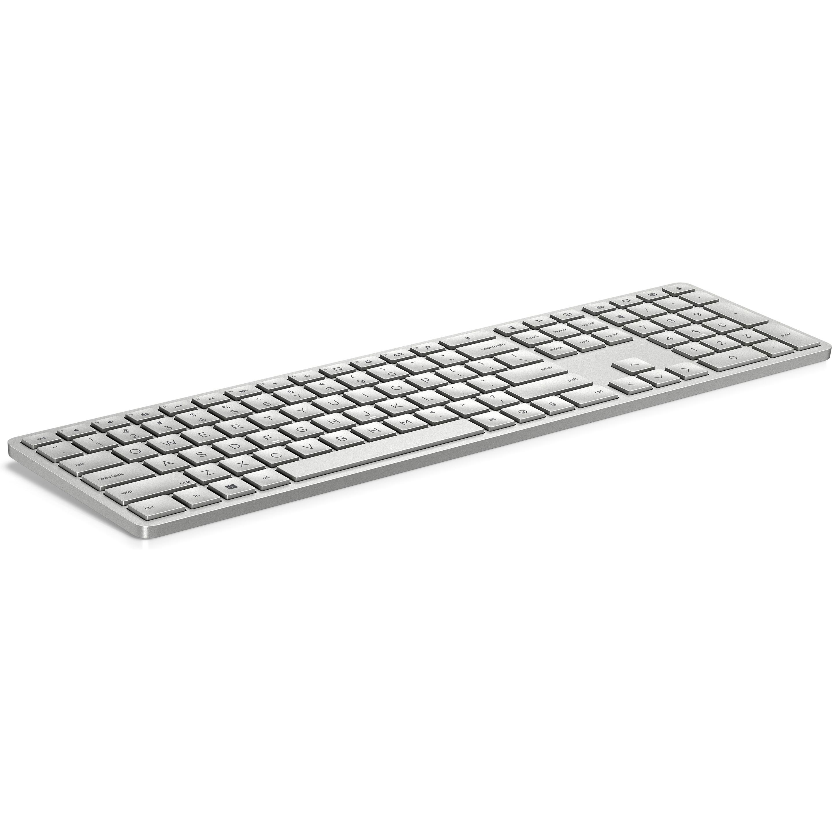 HP 970 Programowalna klawiatura (USA, Kabelgebunden), Tastatur, Silber