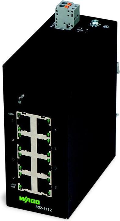 Produktbild Wago Industrial Ethernet Switch ECO Switch, 8 Ports 1000Base T (8 Ports)