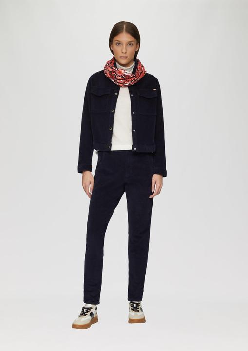 Produktbild S.Oliver Snood Loop-Schal mit All-over-Print in Schlangenoptik