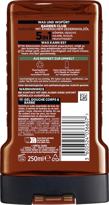 L'Oréal Paris Barber Club (250 ml)