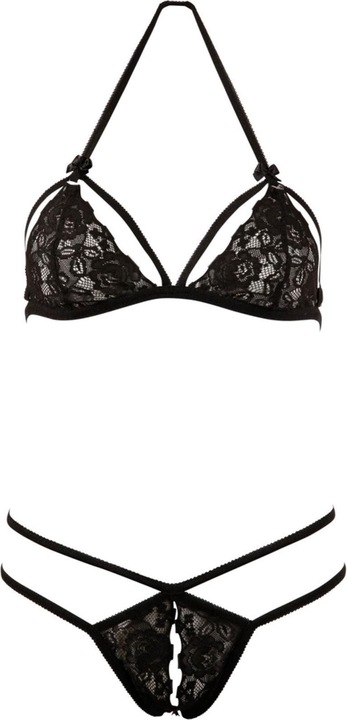 Immagine prodotto Cottelli Collection Set di pizzo con scollatura a mezzaluna (M)