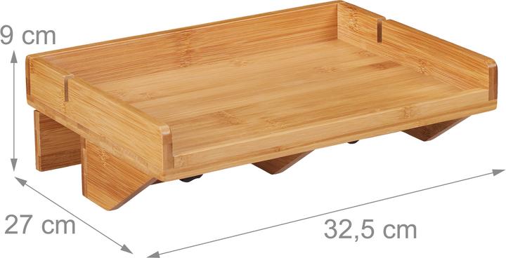 Immagine prodotto Relaxdays Mensola da letto (33 x 24 x 9,5 cm, 9.49 l)