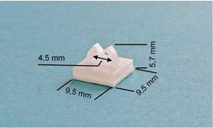 Productafbeelding Extron Modellbau Clip kabelhouder mini (Ø) 4 mm