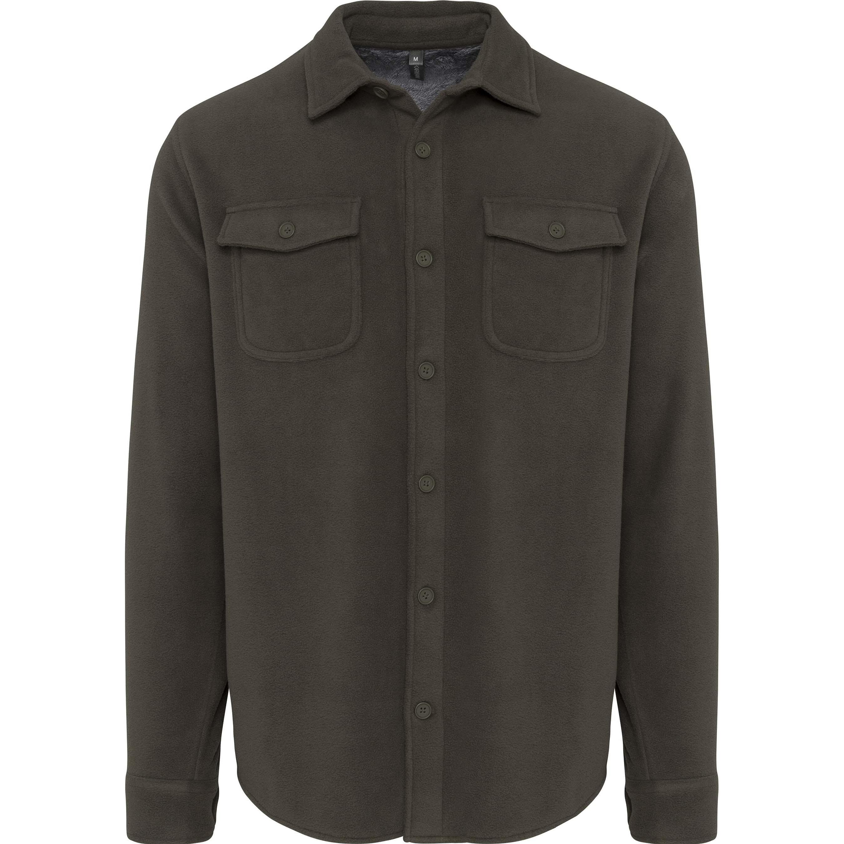 Kariban, Herren, Hemd, Polaire doublée sherpa, Grün, (XXL)